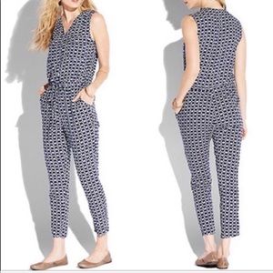 lucky brand ankle tie jumpsuit